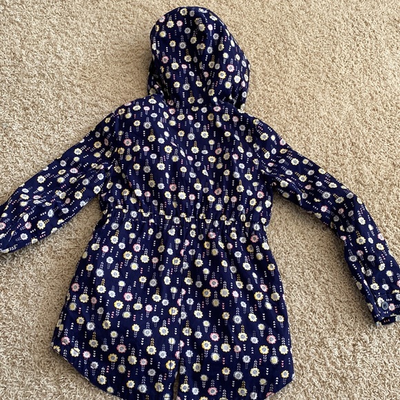 NWT Gymboree Navy Hooded Jacket Large - Picture 4 of 4